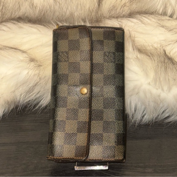 Louis Vuitton Brown Checkered Wallet Pre-Loved💕 - Picture 2 of 5